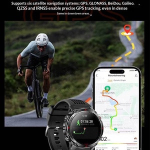 HT37 Nuevo Reloj Inteligente Deportivo para Exteriores con Sistema iOS para Hombre, Pantalla IPS, Batería de 1100 mAh de Larga Duración, Resistente al Agua IP68, Linterna, Funciones de Fitness, Contesta Llamadas - Product Image 3