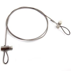 Câble en acier inoxydable galvanisé, 50 pièces, 1.5mm avec Clips de fils, écrous d'aile - Product Image 1