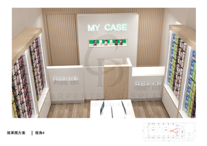 Tùy chỉnh Trung Quốc nhà máy cao cấp điện thoại di động cửa hàng showroom thiết kế nội thất điện thoại di động Phụ Kiện hiển thị cửa hàng - Product Image 4