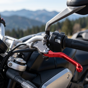 เหมาะสำหรับ KLX125/<span class=keywords><strong>150</strong></span>/250 มอเตอร์ครอส คันเบรกและคลัตช์อะลูมิเนียม CNC แบบดัดแปลง - Product Image 2