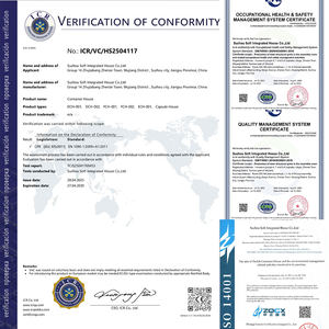 บ้านโมดูลาร์ถอดได้20ฟุตบ้านห้องโดยสารโมดูลาร์บ้านขนาดเแคมป์บรรเทาทุกข์ฉุกเฉินกู้ภัยเคลื่อนที่บ้านคอนเทนเนอร์ที่อยู่อาศัย - Product Image 6