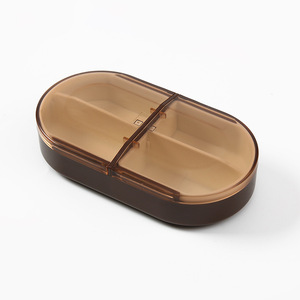 Công suất lớn xách tay Home & Travel Pill Organizer mô hình mới Pill hộp có thể tháo rời cap Khoang nhựa Pill lưu trữ trường hợp - Product Image 5