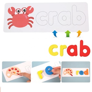 Nuovo Set di Lettere Educative Montessori 2024, Carte Didattiche, Gioco di Spelling Prescolare, Altri Giocattoli in Legno per Bambini - Product Image 4