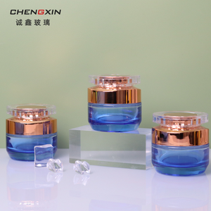 للبيع بالجملة زجاجة مستحضرات تجميل محمولة للوجه 50 جرام من الزجاج للسفر مع قناع - Product Image 1