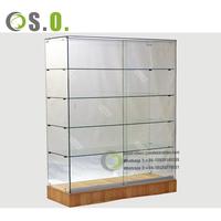 Vitrine en verre et en métal pour bijoux, comptoir en acier inoxydable, vitrine pour bijoux, armoire de présentation