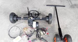 Ensemble d'essieu <span class=keywords><strong>arrière</strong></span> avec frein à disque et moteur différentiel EV de 10 kW pour tricycle de 570 mm pour <span class=keywords><strong>train</strong></span> sans rails - Product Image 6