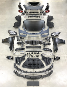 Kit de carrocería automática para Mercedes Benz <span class=keywords><strong>S</strong></span>-level W211(2006-2013) Actualización a <span class=keywords><strong>S</strong></span>-level W222 <span class=keywords><strong>Maybach</strong></span> Rejilla de parachoques trasero delantero de alta calidad - Product Image 2