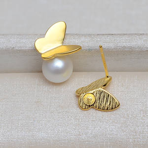 S925 <b>Silver</b> Gourd Ring & Earnail Bracelet <b>Set</b> for Women Trendy DIY Handmade Accessories Empty Tray 3306 Fashion <b>Stud</b> <b>Earrings</b> - Product Image 4