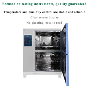 Four de carbonisation du béton en acier inoxydable de laboratoire, chambre de carbonisation, contrôle de la température 1C, capacité 550x550x1150mm - Product Image 3