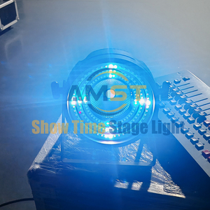 Projecteur LED professionnel Abyss 200W blanc chaud avec anneau LED, lumière COB LED, projecteurs PAR LED avec contrôleur DMX 512 pour mariages, bars et événements - Product Image 6