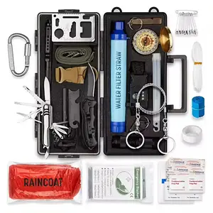 Bugout Bag 20 In 1 Survival Kit, Noodpakket Voor Rampen, Kamperen, Boot, Jagen, Wandelen, Auto En Avonturen