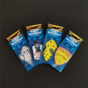 Wholesale Advertising Logo Car Air Freshener Hanging Paper Auto Perfume, auto air fresheners