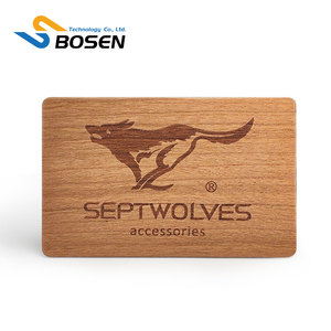 Tùy chỉnh Mini tag Laser khắc tre bằng gỗ <span class=keywords><strong>RFID</strong></span> thẻ chìa khóa cho khách sạn kinh doanh & thành viên 13.56MHz NFC Giao diện - Product Image 3