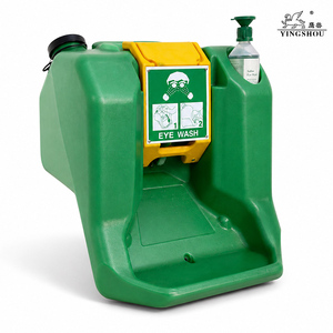 YINGSHOU Estación de Ducha y <span class=keywords><strong>Lavaojos</strong></span> de Emergencia Portátil de 60L (16 Galones) con Alimentación por Gravedad y Autónoma - Product Image 3