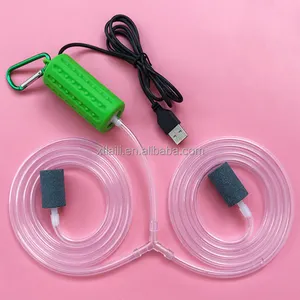 Aquarium oxygen pump for Fish Tank /double air stone/Aquarium accessories