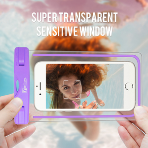 Universel PVC 360 Couverture Complète Étanche Sac de Téléphone Portable Lumineux Transparent IPX8 Sous-Marin Étanche Pochette de Téléphone pour Surf - Product Image 3