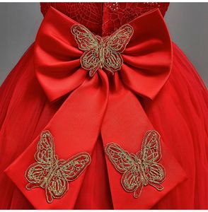 2024 nuovo abito da ballo per ragazze alla moda ricamato in pizzo senza maniche abito a coda lunga per feste regalo di compleanno - Product Image 3