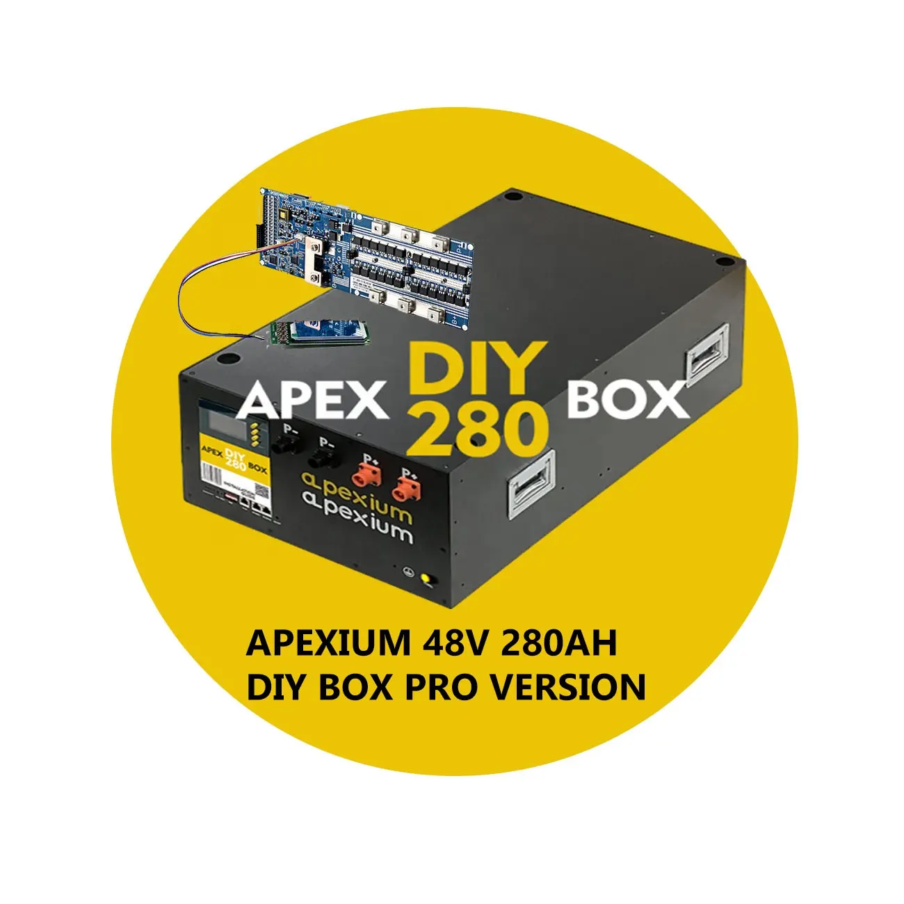 Eu Us Stock Ev Catl Lfp 280ah Batterijen Diy 16S 48V Lifepo4 Lege Apex Accu Box Kit Pro Versie Met Slimme Bms