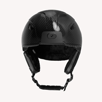 Casque de ski DELANHUWI Hiver 4K anti-choc avec enregistreur étanche, lunettes de ski Bluetooth, ajustement confortable, communication pratique