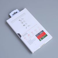 Boîtes rigides pour emballage de coques de téléphone portable, prix usine, finition mate, gaufrage, revêtement UV pour emballage de coques de téléphone 3C