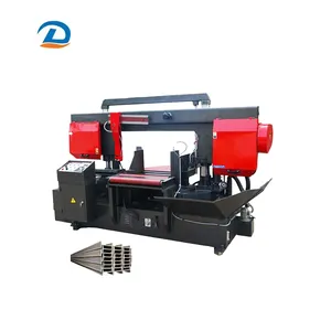 Hot sale semi automatic Double Column horizontal metal cutting band saw machine