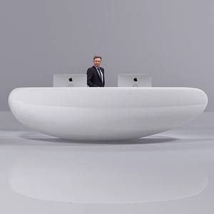 CR018 Barra de Recepción Artística de FRP con Tira de LED de Bajo Mantenimiento para Vestíbulo, Espacio de Trabajo Compartido, Lugar de Eventos, Biblioteca, Galería - Product Image 4