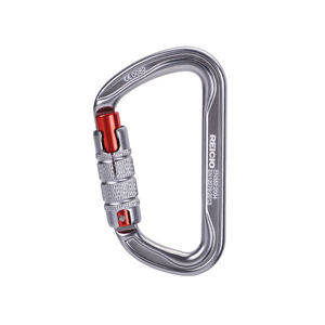 CE sertifikalı d-şekil alüminyum 30kN karabina açık dağ tırmanma kurtarma düşme koruma ekipmanları - Product Image 6