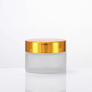 Good Quality Glass Jars For Sale Frosted Clear Glass Jars With Lids Glass Cream Jar 50g