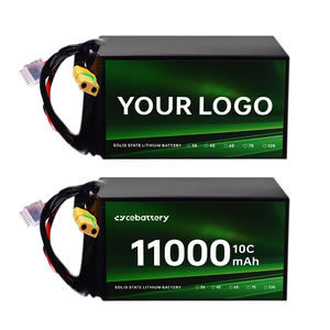 Paket baterai Lithium Solid State HV 11000mAh performa tinggi 6S12S untuk drone industri dan robot - Product Image 1