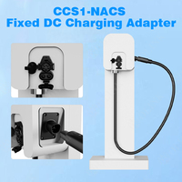 Adaptateur de charge rapide CC OLINK CCS1 vers NACS 400A 1000V, connecteur de station de charge EV de type colonne pour voiture électrique NACS