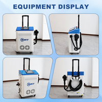 Machine de nettoyage au laser à fibre pulsée 100W-1000W pour le lavage de voitures, l'acier inoxydable, l'aluminium, neuve