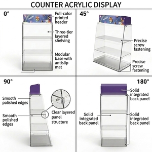 Présentoir de Comptoir Personnalisé en Acrylique pour Snacks, Bonbons, Chocolats et Biscuits – Idéal pour Magasins de Détail - Product Image 3