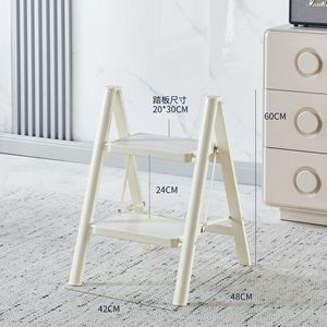 <b>Folding</b> <b>Ladder</b> 4 <b>Steps</b> Thickened A Frame Indoor Multi Purpose Stool For Moving Housewarming - Product Image 3