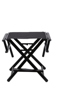 Chaise de réalisateur de qualité professionnelle Filmcraft, chaise de maquillage moderne en aluminium de 30 pouces, chaise de barbier - Product Image 4