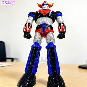 Figura Decorativa Hecha a Mano con Diamantes de Imitación, Diseño de Dibujos Animados Japoneses, Dios Demonio Gu Long Ta Sha - Product Image 2