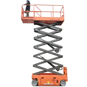3-14m movable self propelled scissor lift with extended platform