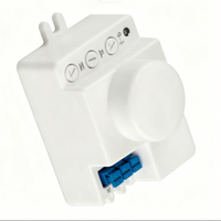 Détecteur de mouvement micro-ondes 5,8 GHz 360 degrés portée 30 m 1200 W charge 300 W 110-240 V CA pour entrepôt garage couloir interrupteur d'éclairage