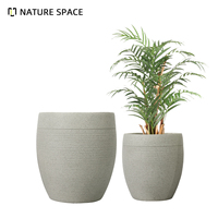 Vente directe usine – Grandes quantités de pots de fleurs en fibre de verre de forme régulière – Écologiques, couleur personnalisable, légers, pour jardin et maison