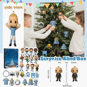 Calendrier de l'Avent Manchester City 2025 avec figurines et décorations pour cadeau de Noël - Product Image 3