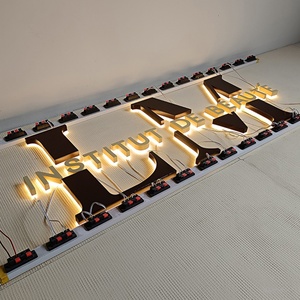 <b>Illuminated</b> Business Logo Signage Led Back Lit Acrylic Channel Letters Outdoor Advertising Acrylic 3D Wall Letter Sign - Product Image 5