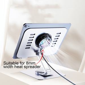 Soporte Personalizado para Tablet PC con Rotación de 360 Grados, Soporte de Escritorio Portátil, Ajustable en Altura, Plegable, de Aleación de Aluminio - Product Image 3