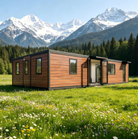 Bâtiment de bureau modulaire préfabriqué extensible en acier galvanisé avec fenêtres à double vitrage et conception respirante