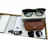 Lunettes de soleil intelligentes haut de gamme à oreilles libres, stéréo Hi-Fi, anti-lumière bleue UV400, avec enregistreur vocal IA, caméra IA, OEM