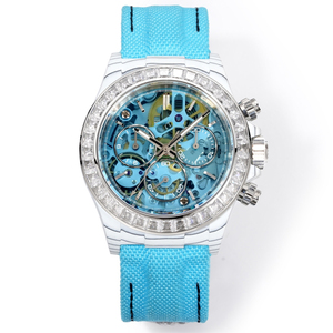 Montre en fibre de carbone de haute qualité 2025 avec diamants, <span class=keywords><strong>palette</strong></span> de couleurs pour soirées décontractées et cérémonies de remise de prix - Product Image 1