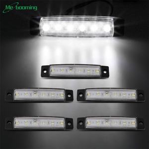 Luci LED Laterali per Auto e Camion, Indicatori di Segnalazione, Freno, Avvertimento Posteriore, Luce di Posizione 6SMD 24V 12V - Product Image 5
