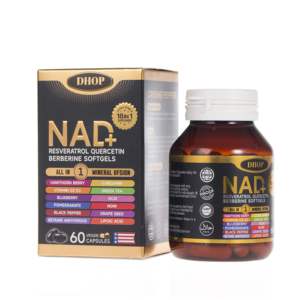 Suplemen NAD+ Kapsul Nikotinamida Adenin Dinukleotida dengan Resveratrol untuk Metabolisme Energi, Kesehatan Seluler, dan Anti-penuaan - Product Image 4