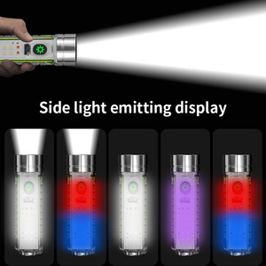 Mini linterna LED COB portátil blanca de alta intensidad para uso nocturno en exteriores - Product Image 4