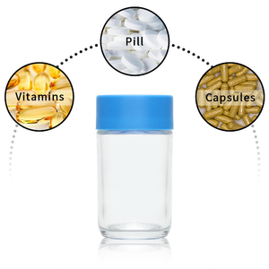 Parsimonious-botella de vidrio vacía con logotipo personalizado, tapa colorida a prueba de niños, venta al por mayor - Product Image 6