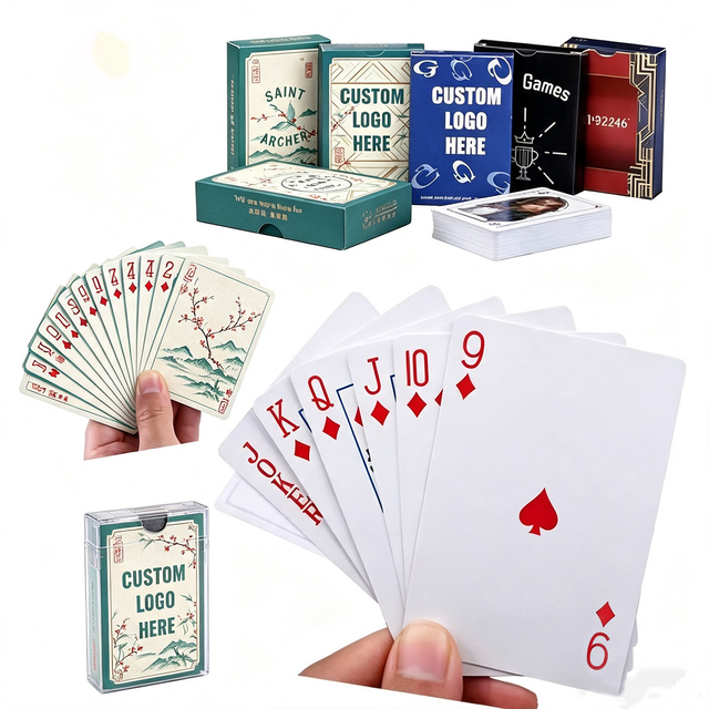 Waterproof Casino Poker Playing Cards Red/Blue Bet Brand Standard Poker Cards Bulk Pack