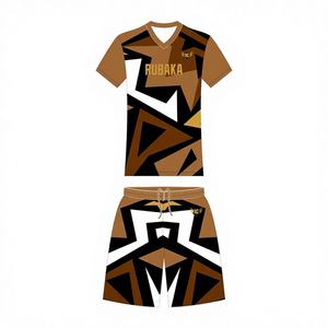 Tenues de football personnalisées, vêtements d'entraînement de football, maillots de clubs de football européens, maillots pour hommes adultes, 100% polyester, manches courtes, impression numérique - Product Image 1